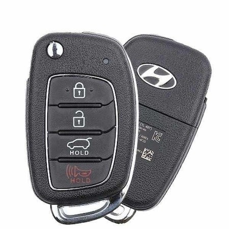 OEM: REF:  2015-2019 Hyundai Tucson / 4-Button Remote Flip Key / PN: 95430-D3010 / TQ8-RKE-4F25